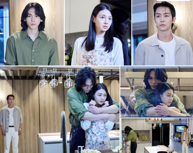 TV CHOSUN 주말미니시리즈 [닥터신] 정이찬-안우연-주세빈, “절친끼리 얽혔다! 신주신이 금바라를 껴.안.았.다?!” 엇갈린 ‘급발진 백허그’ 현장!